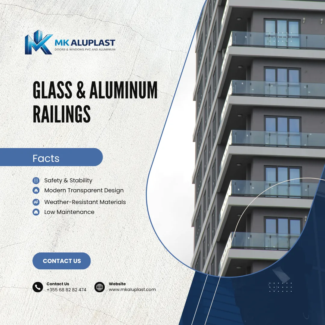 Glass and Aluminum Railings